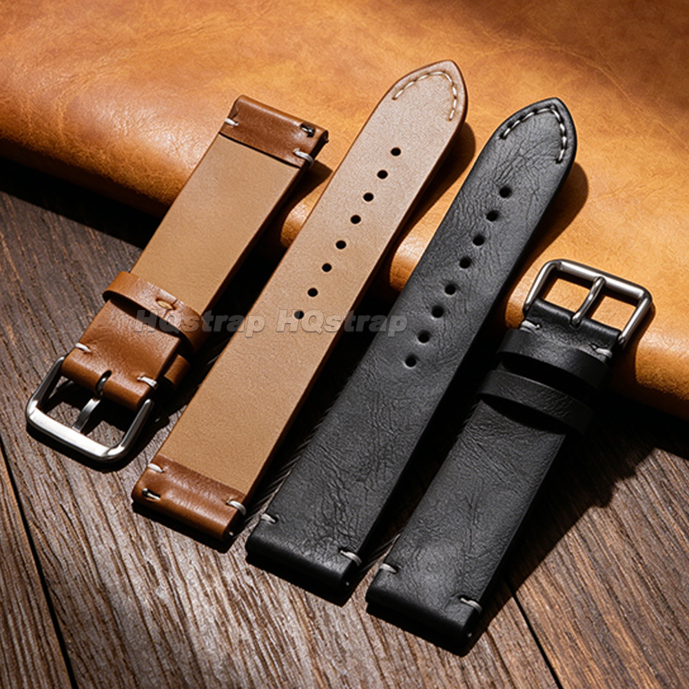 Oil Wax Leather Watch Strap 18 - Seiko Watches Smartwatch avaliação e preço