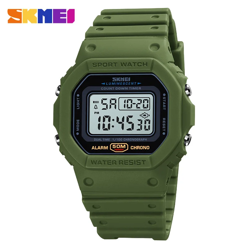 SKMEI 1628 Luxury Digital Men  - Tide Watch Surf avaliação e preço