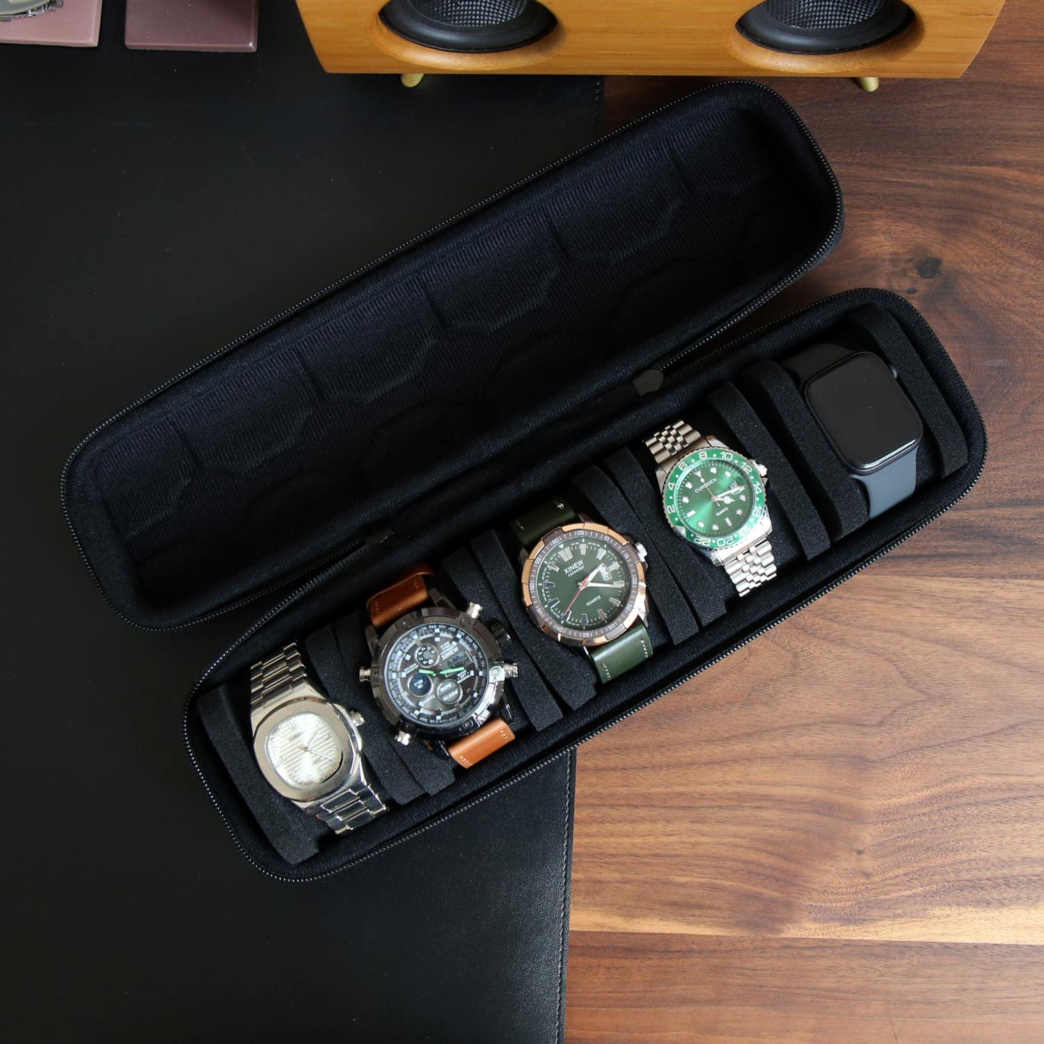 Watch Box Organizer For Men or - Watches Not Smartwatch avaliação e preço
