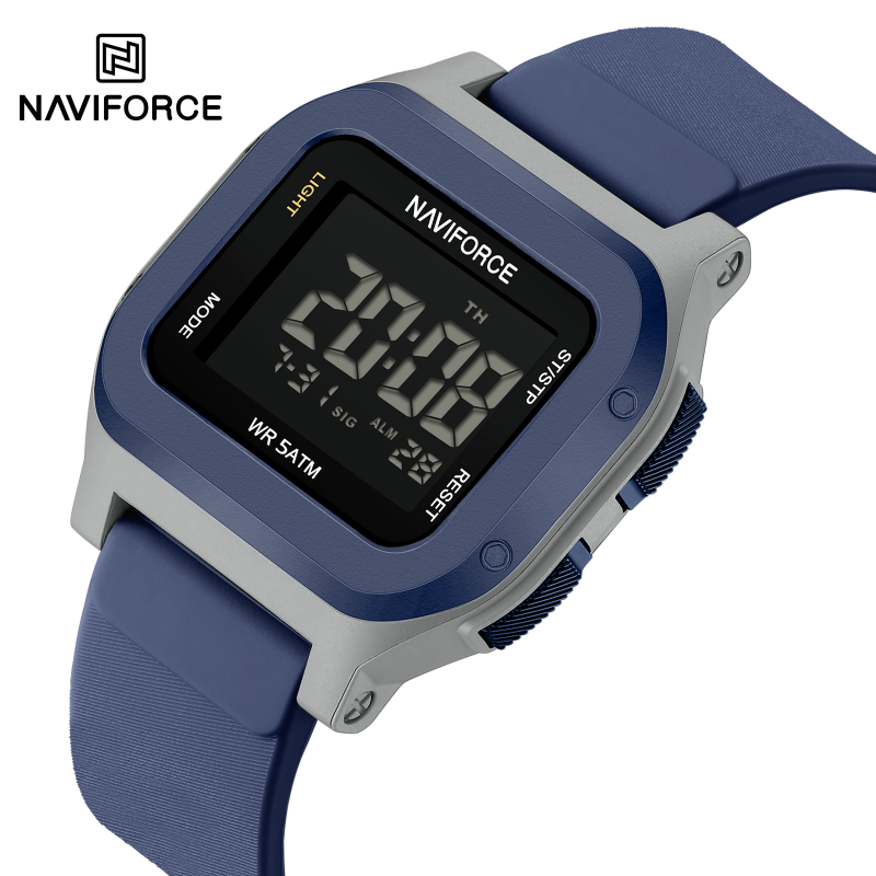 NAVIFORCE NF7137 Sport Waterpr - Tide Watch Surf avaliação e preço