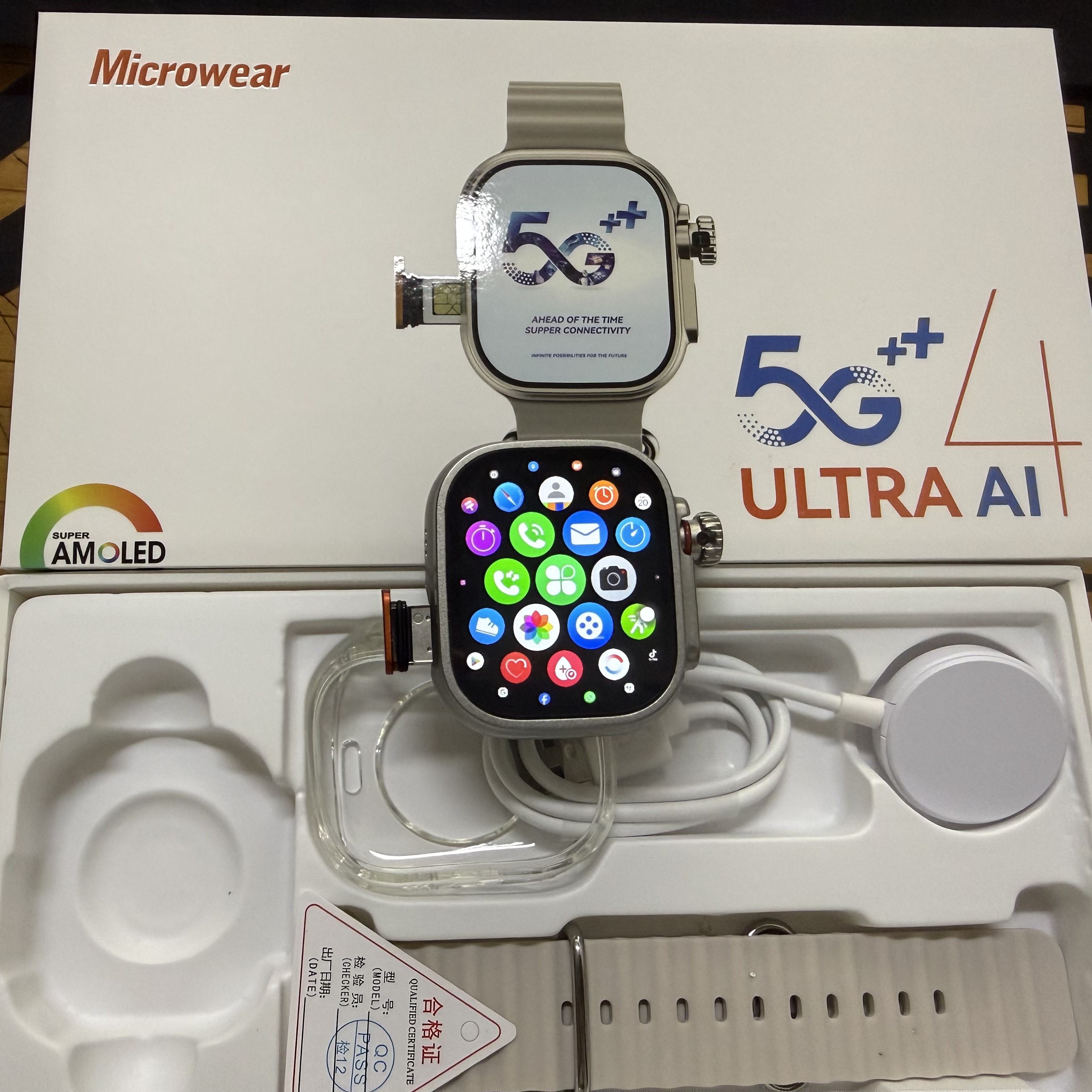 Microwear Ultra Ai4 Smartwatch - Smartwatch Watches For Women With Gps avaliação e preço