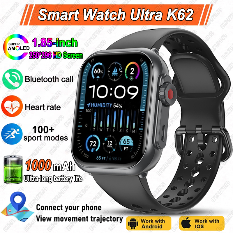 Ultra K62 1000 mAh Battery Sma - Smartwatch Watches For Women With Gps avaliação e preço