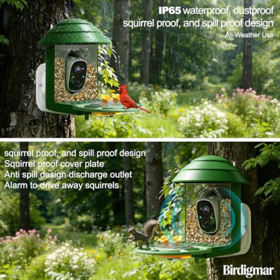 Bird Feeder with Camera for Ou - Smartwatch I Watches avaliação e preço