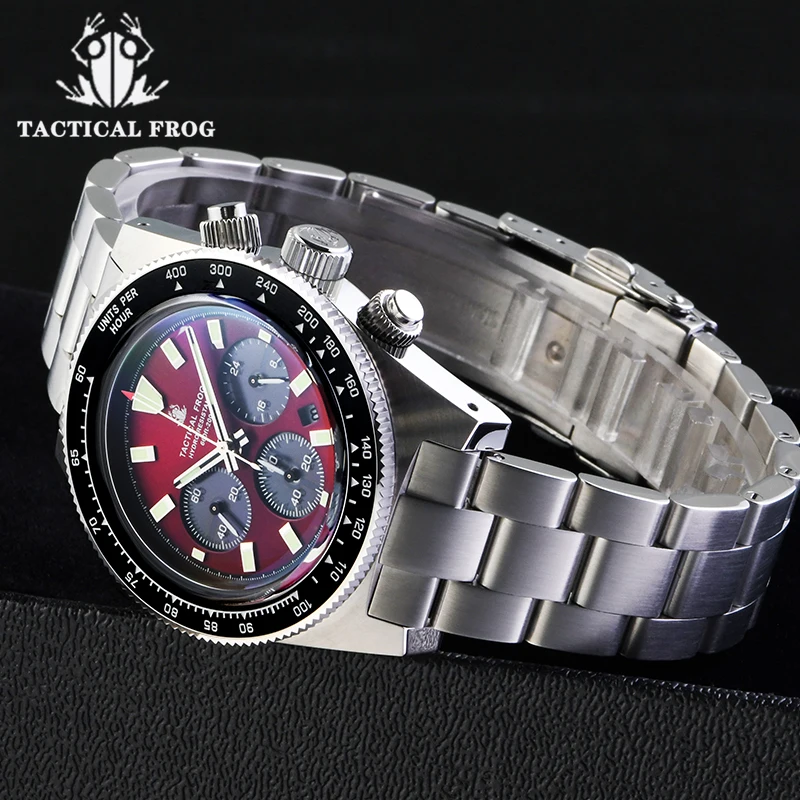 Tactical Frog Chronograph Watc - Tide Watch Surf avaliação e preço
