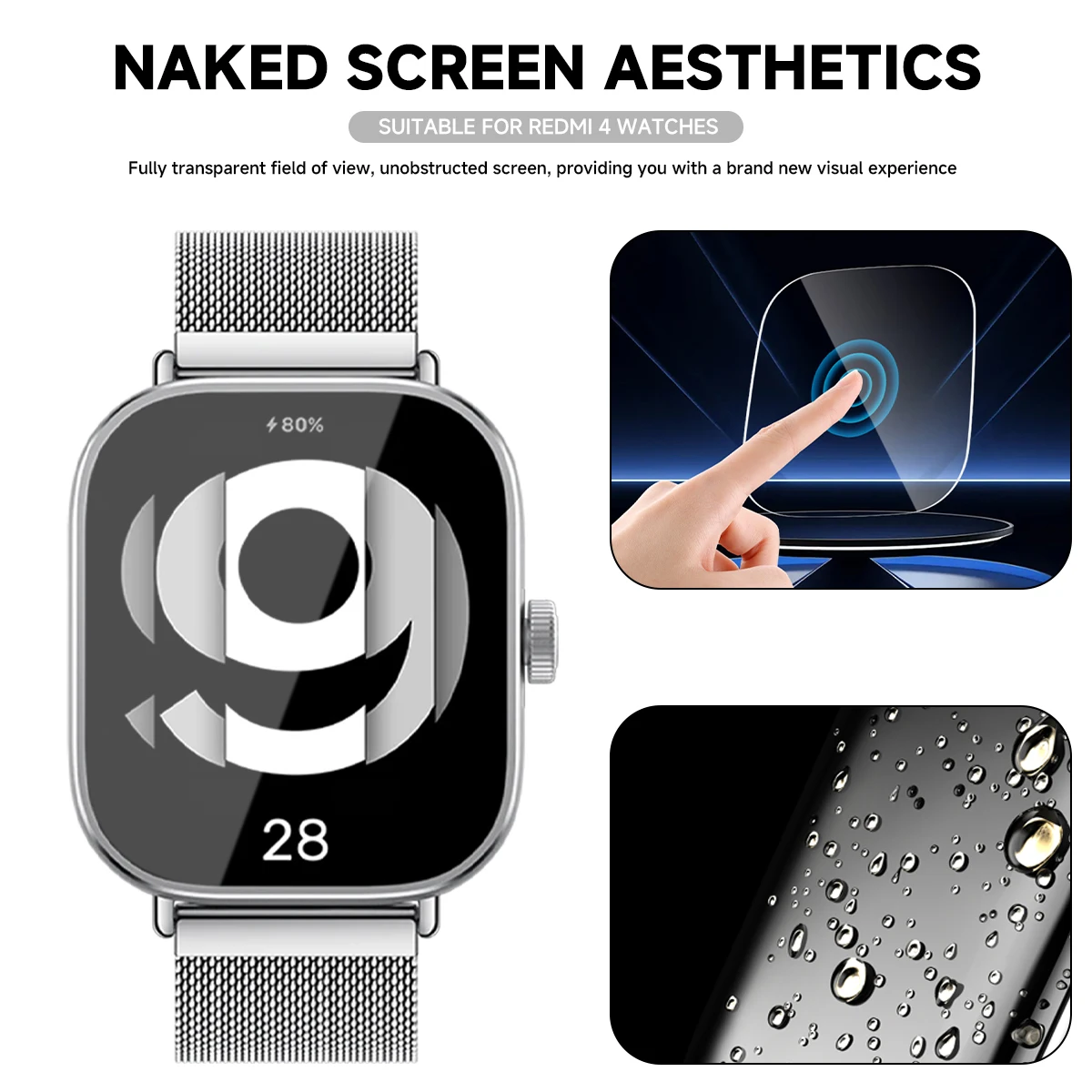 Tempered Glass for Xiaomi Redm - Smartwatch Redmi Watches avaliação e preço