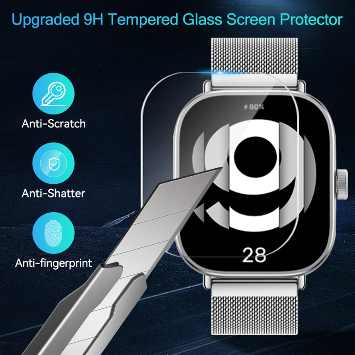 Tempered Glass for Xiaomi Redm - Smartwatch Redmi Watches avaliação e preço