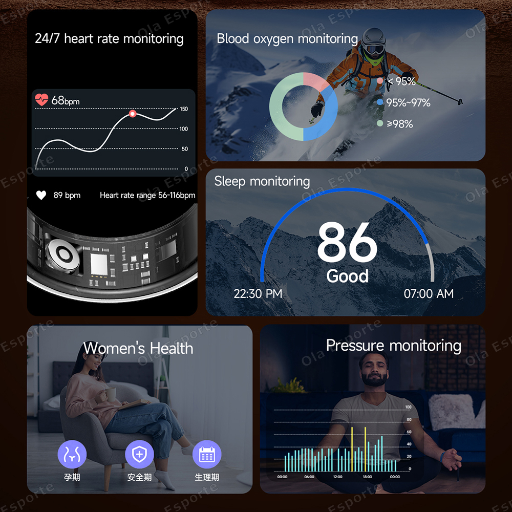 Newest Smart Ring Call Message - Smartwatch New Watches For Men avaliação e preço