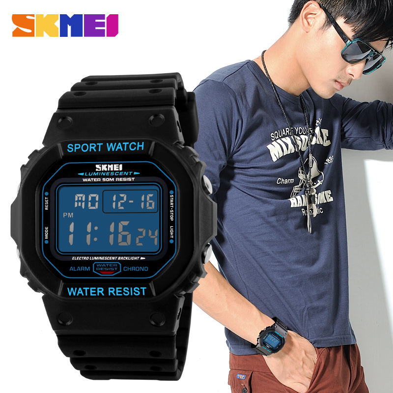 SKMEI Digital Men's Watches Ch - Tide Watch Surf avaliação e preço
