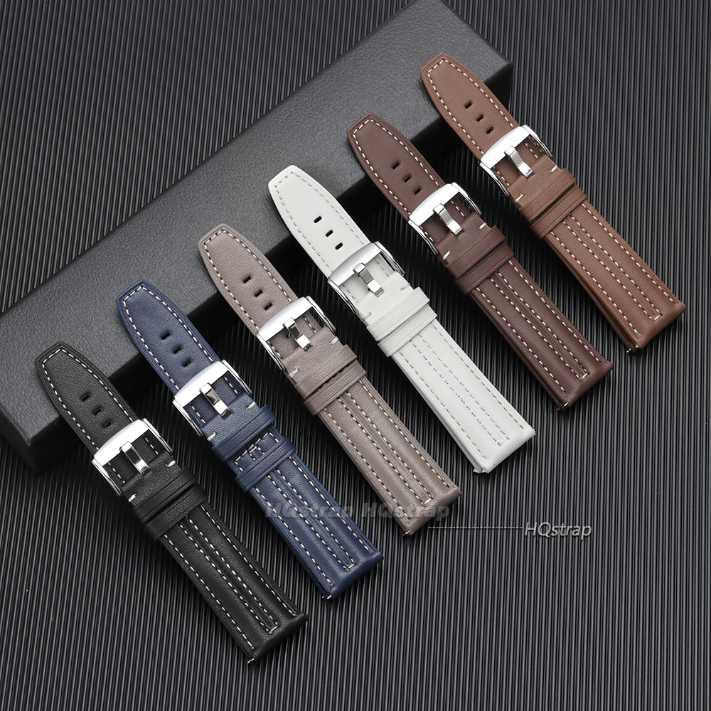 22mm Vintage Leather Watch Ban - Seiko Watches Smartwatch avaliação e preço