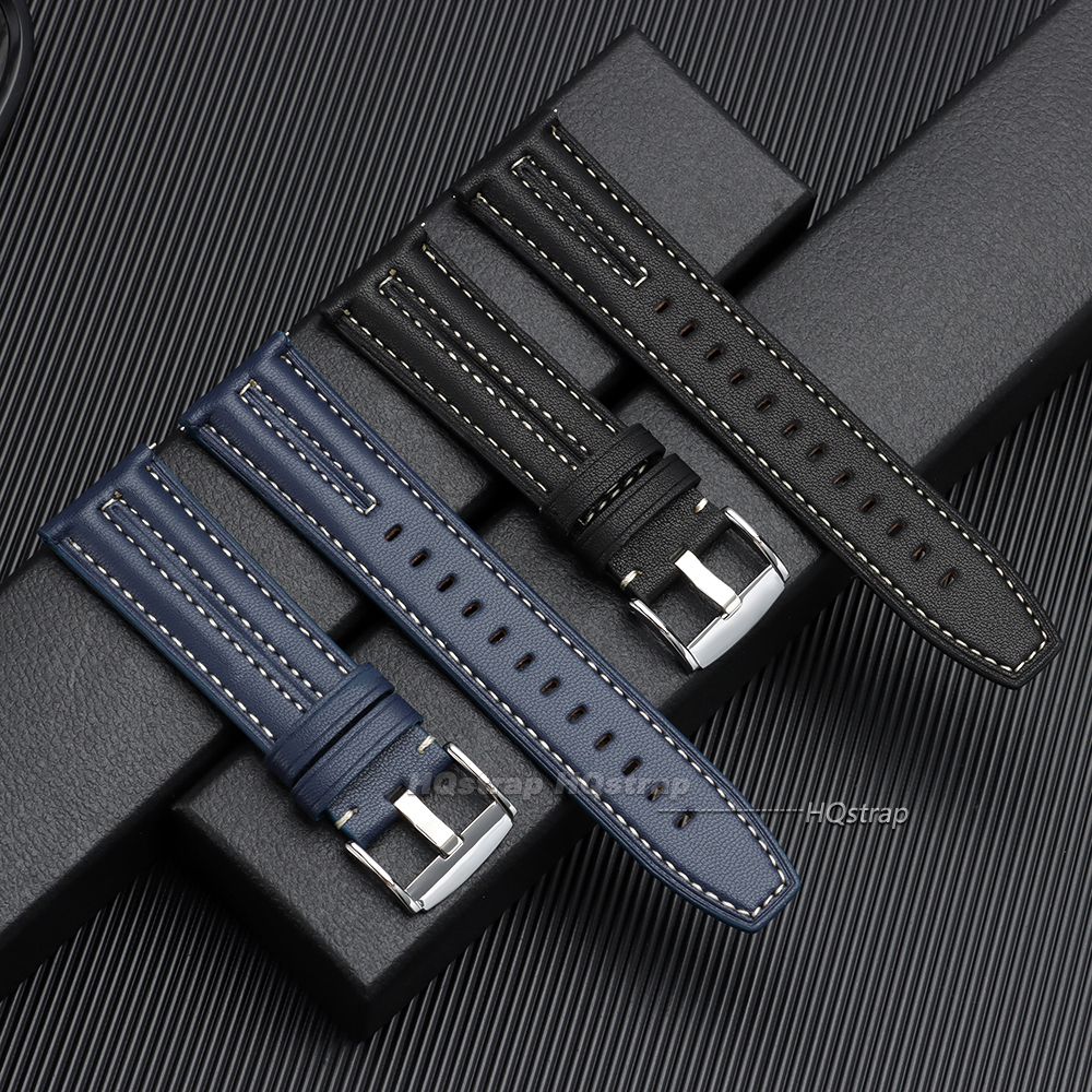 22mm Vintage Leather Watch Ban - Seiko Watches Smartwatch avaliação e preço