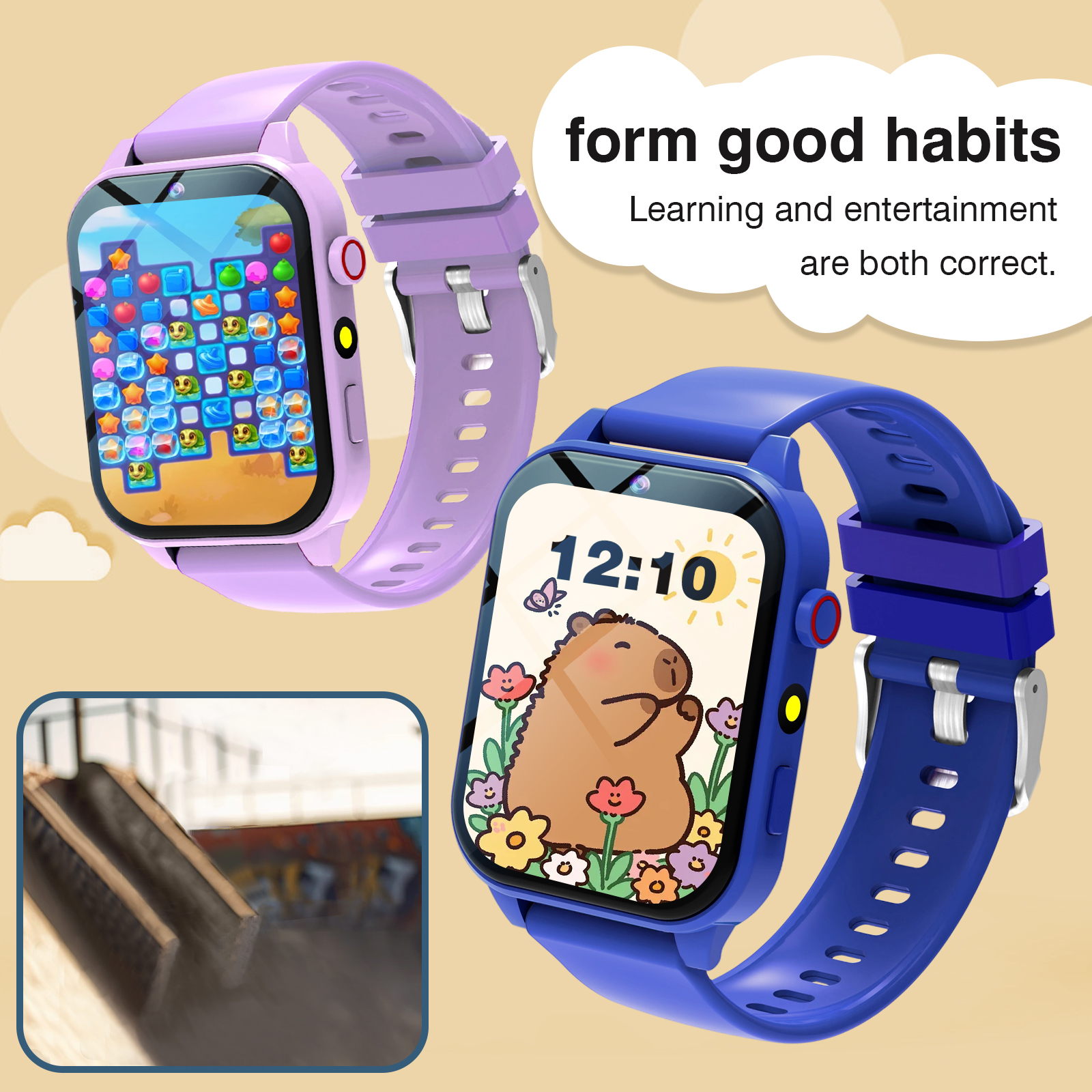 Kids′s Smart Watch 18 Games Ca - Smartwatch Watches Girls avaliação e preço
