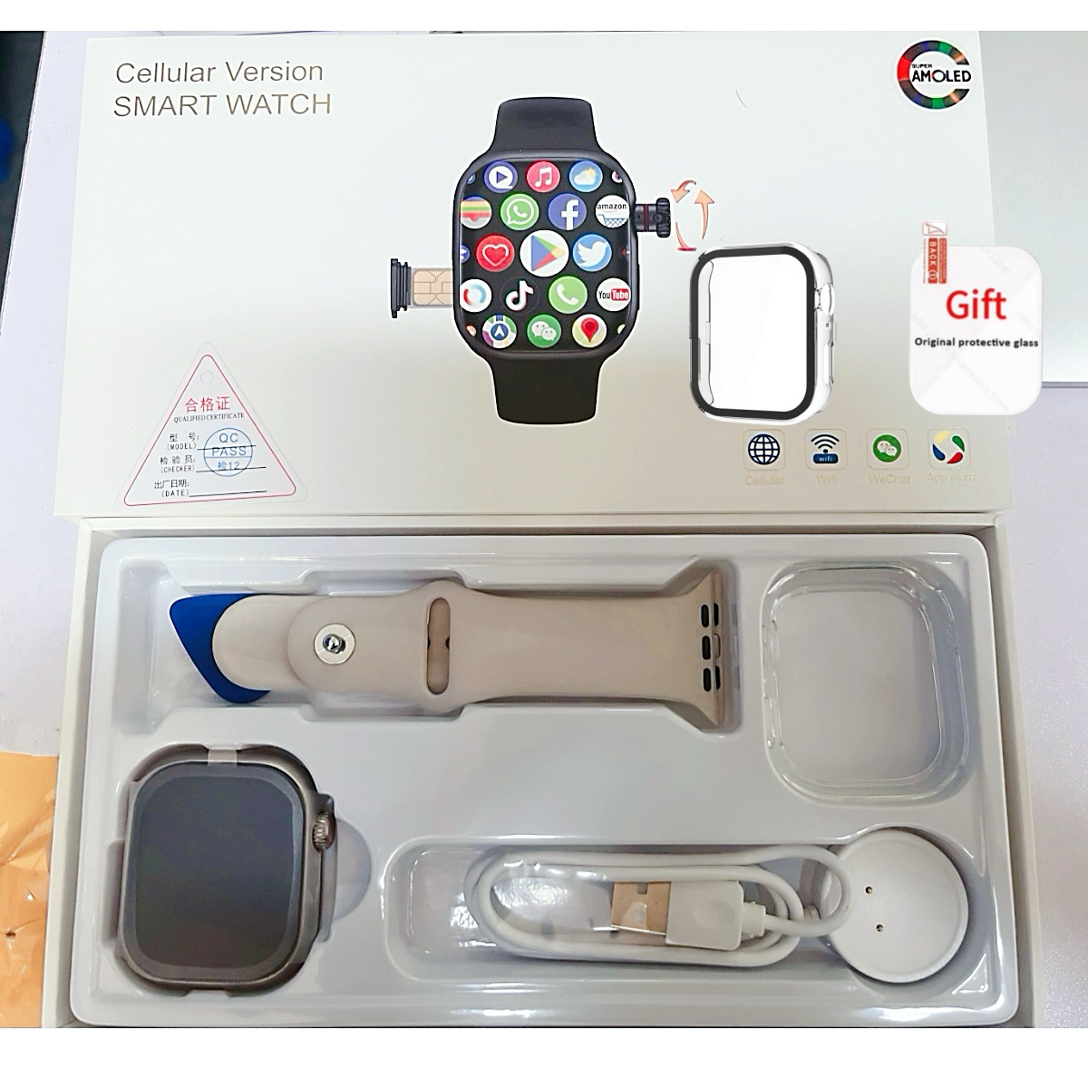 CD99 Smart Watch 8GB RAM AMOLE - Smartwatch Watches For Women With Gps avaliação e preço