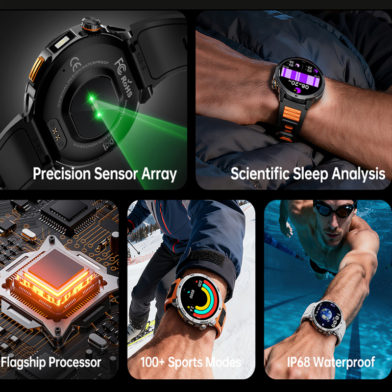 2026 new military smartwatch10 - Smartwatch Watches Best Gift For Men avaliação e preço