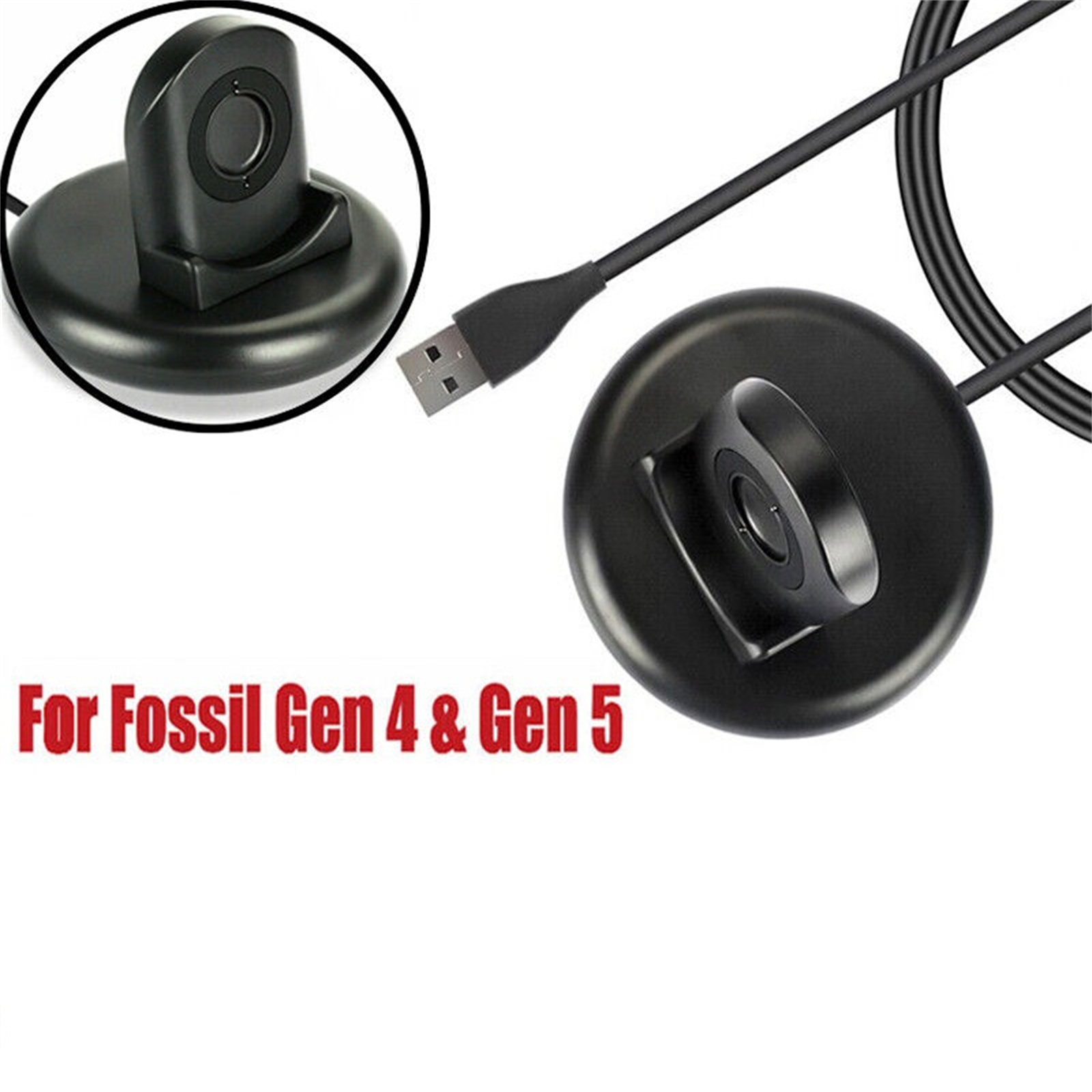 For Fossil Gen 5/4 USB Chargin - Fossil Watches Smartwatch Charger avaliação e preço
