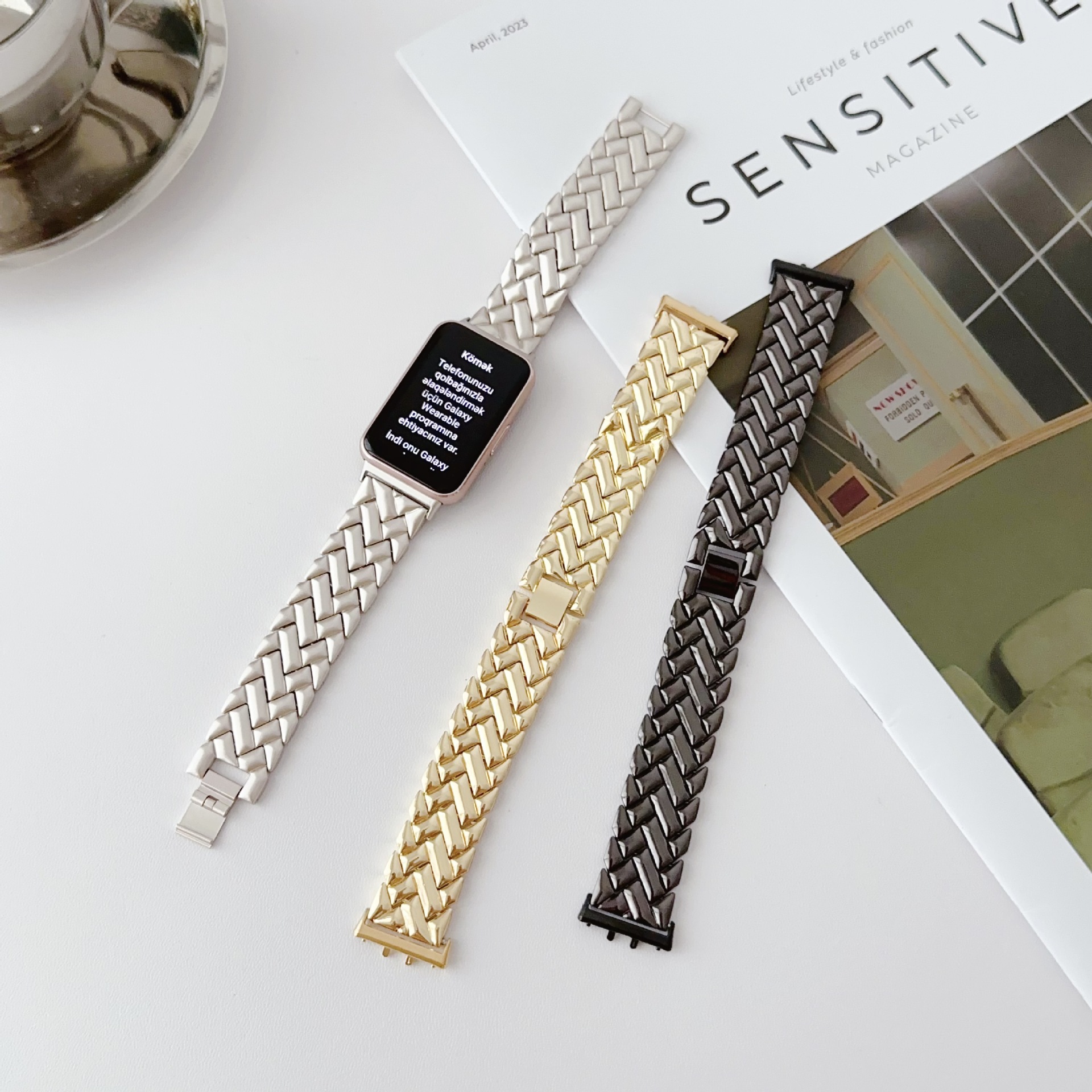 New Wristband Metal Strap for  - Smartwatch New Watches For Men avaliação e preço