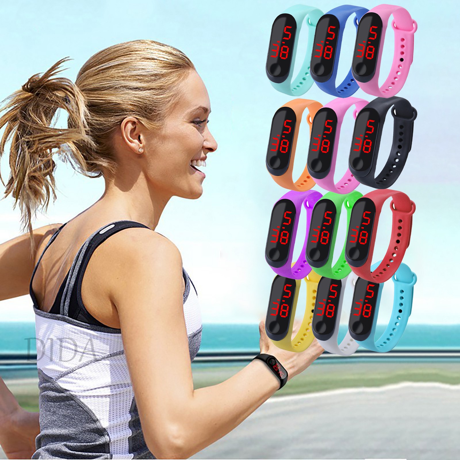 Sports Outdoor Bracelet Electr - Smartwatch Digital Watches For Kids avaliação e preço
