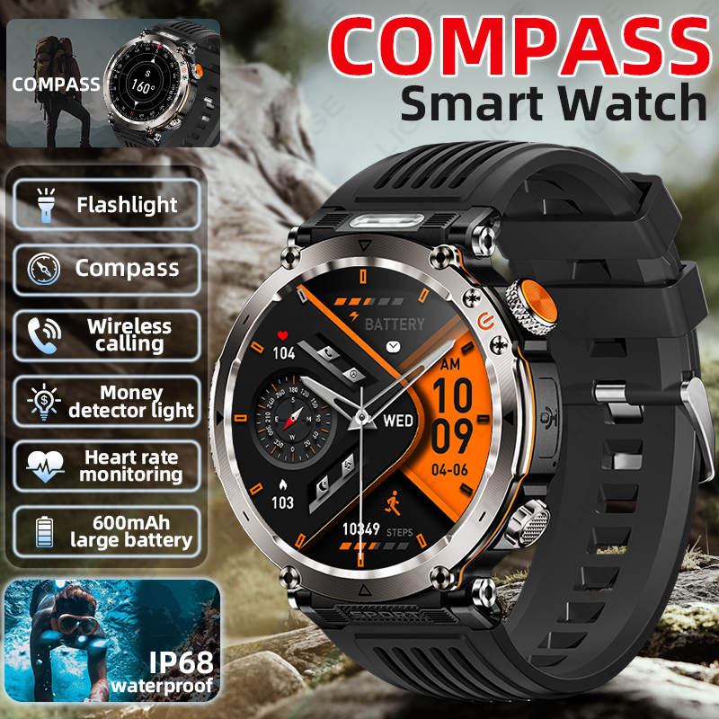 New Military Outdoor Smartwatc - Smartwatch I Watches avaliação e preço