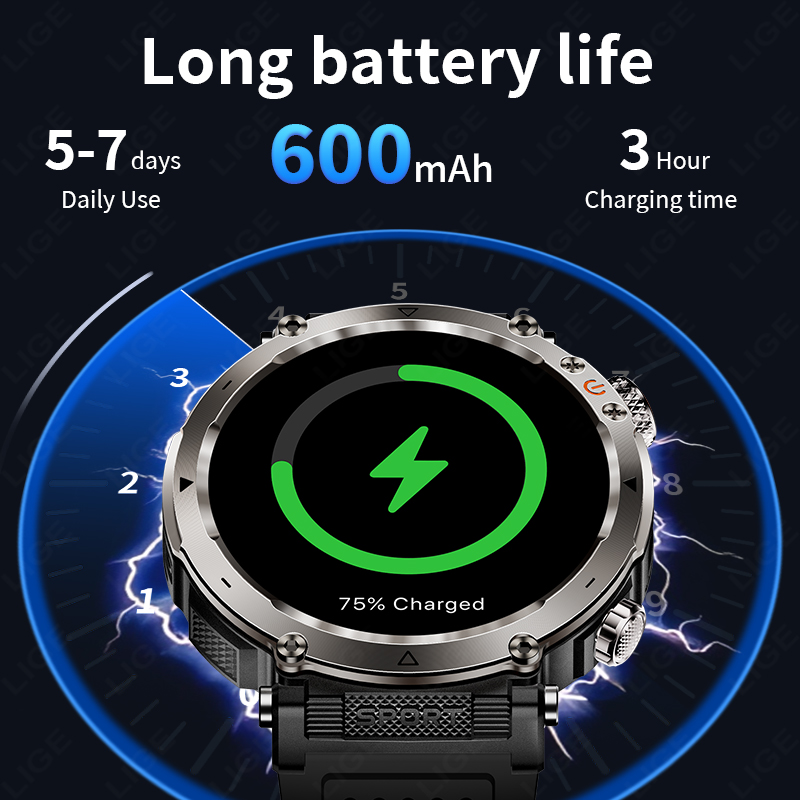 New Military Outdoor Smartwatc - Smartwatch I Watches avaliação e preço