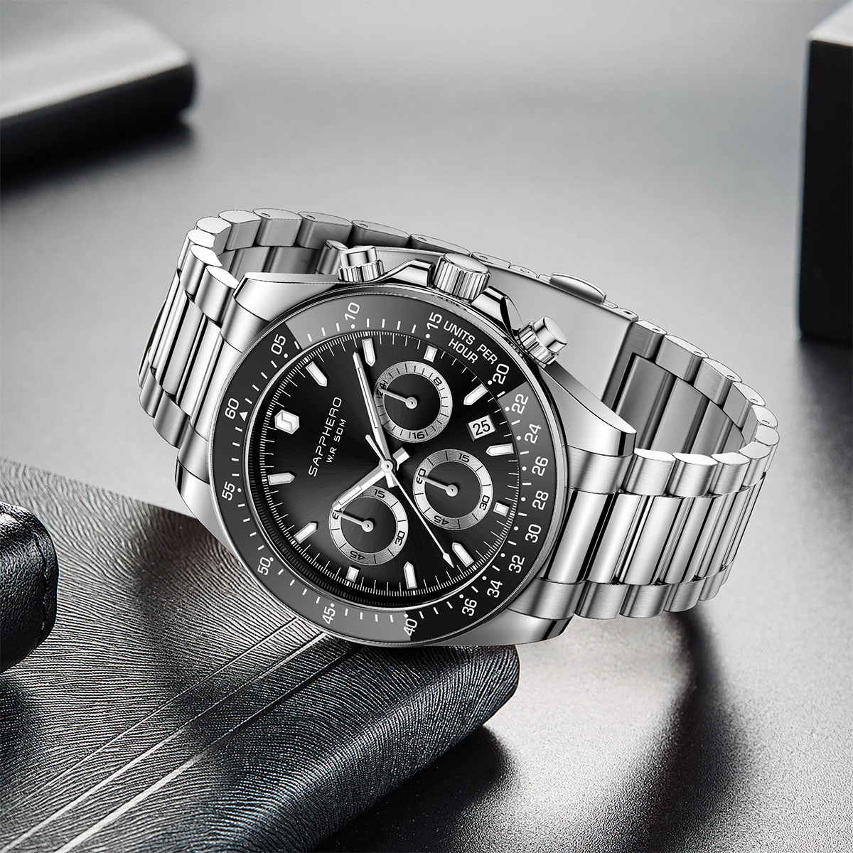 SAPPHERO Fashionable Men's Wat - Watches Not Smartwatch avaliação e preço