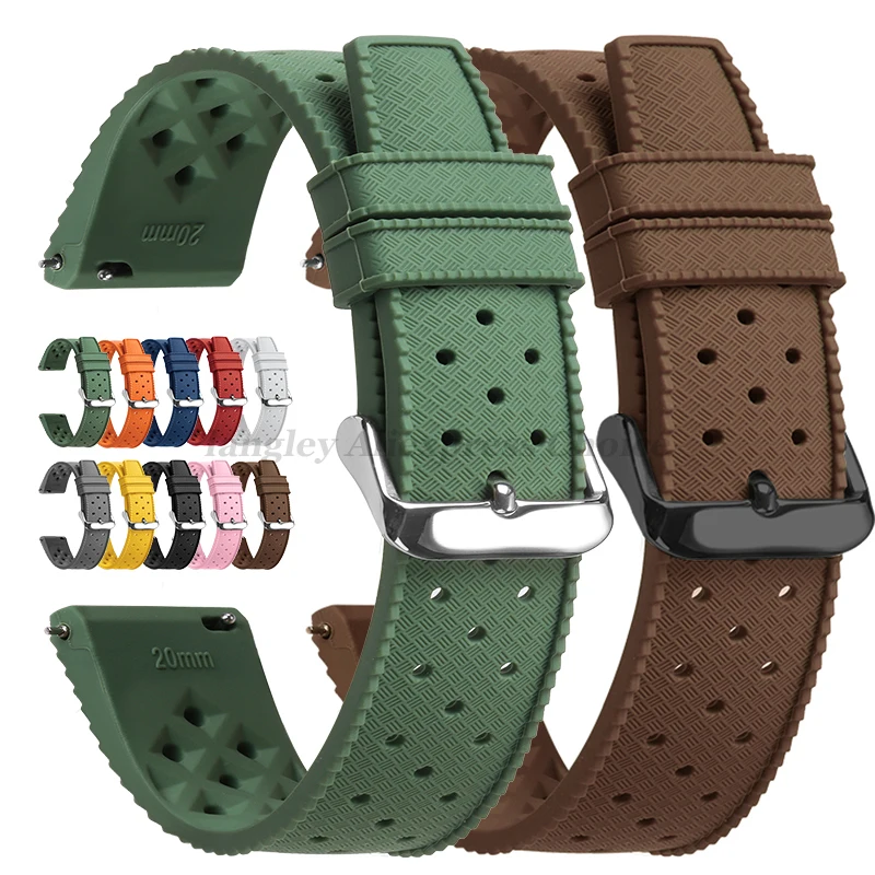Tropical Silicone Watch Band Q - Seiko Watches Smartwatch avaliação e preço