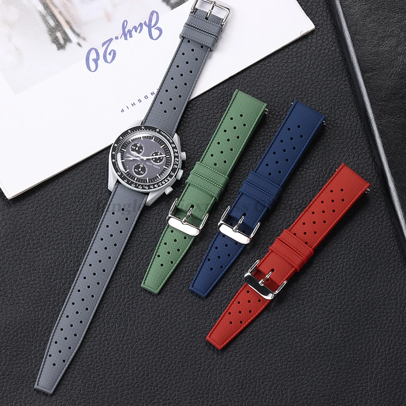 Tropical Silicone Watch Band Q - Seiko Watches Smartwatch avaliação e preço