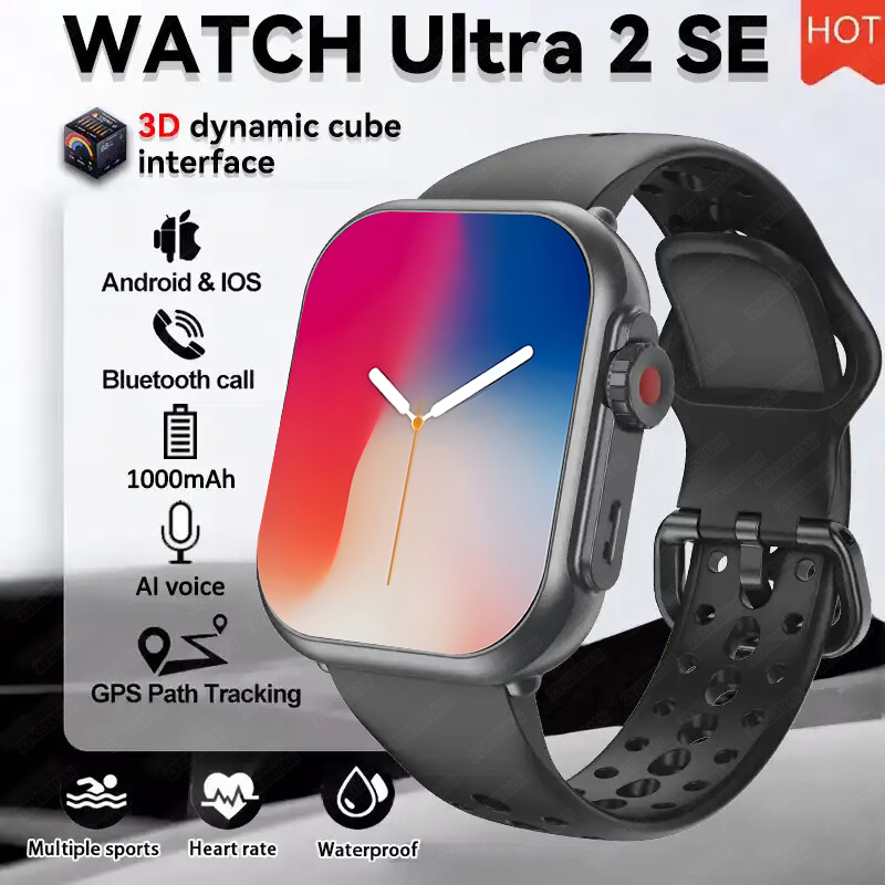 Watch Ultra K62 Men Women 1000 - Smartwatch Watches For Women With Gps avaliação e preço