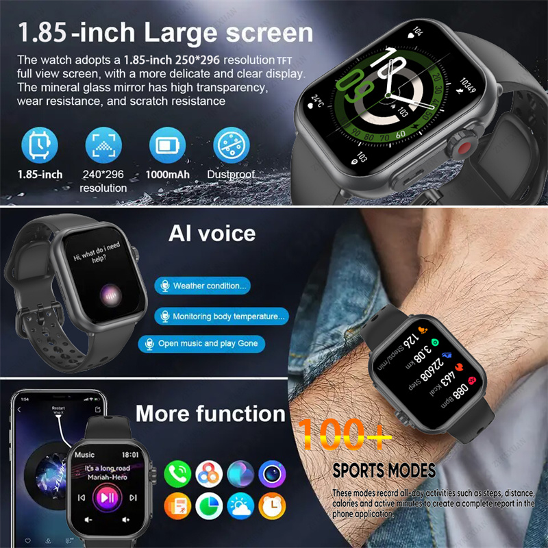 Watch Ultra K62 Men Women 1000 - Smartwatch Watches For Women With Gps avaliação e preço