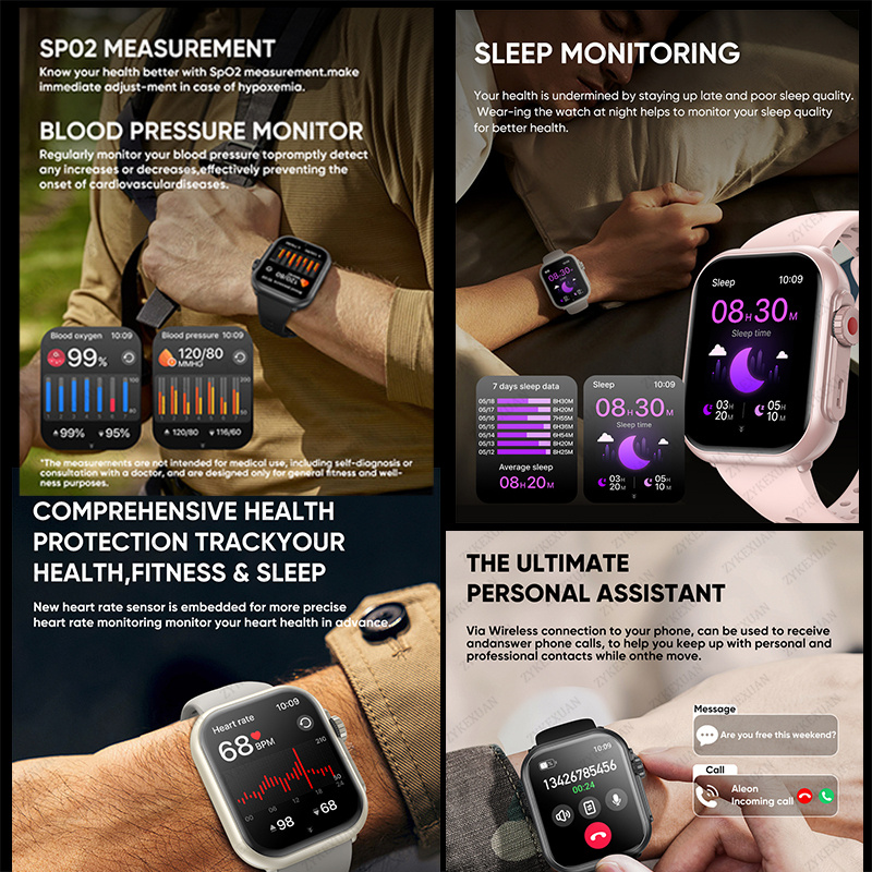 Watch Ultra K62 Men Women 1000 - Smartwatch Watches For Women With Gps avaliação e preço