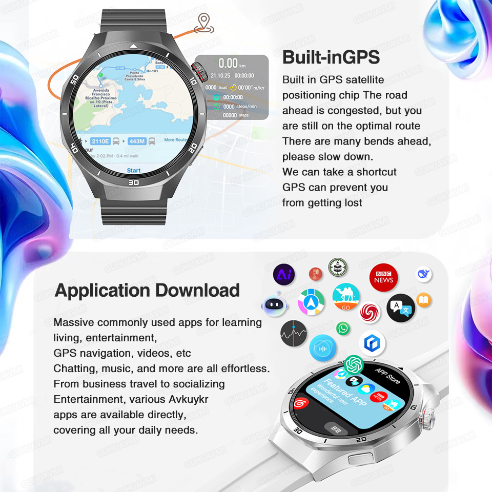 2026 New Watch 5 Pro GPS Map N - Smartwatch Professional Watches For Men avaliação e preço