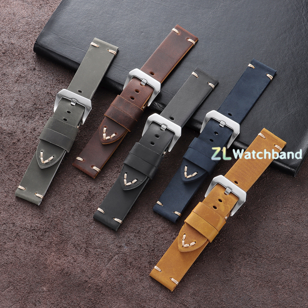 Vintage Cowhide Watch Band 18m - Seiko Watches Smartwatch avaliação e preço