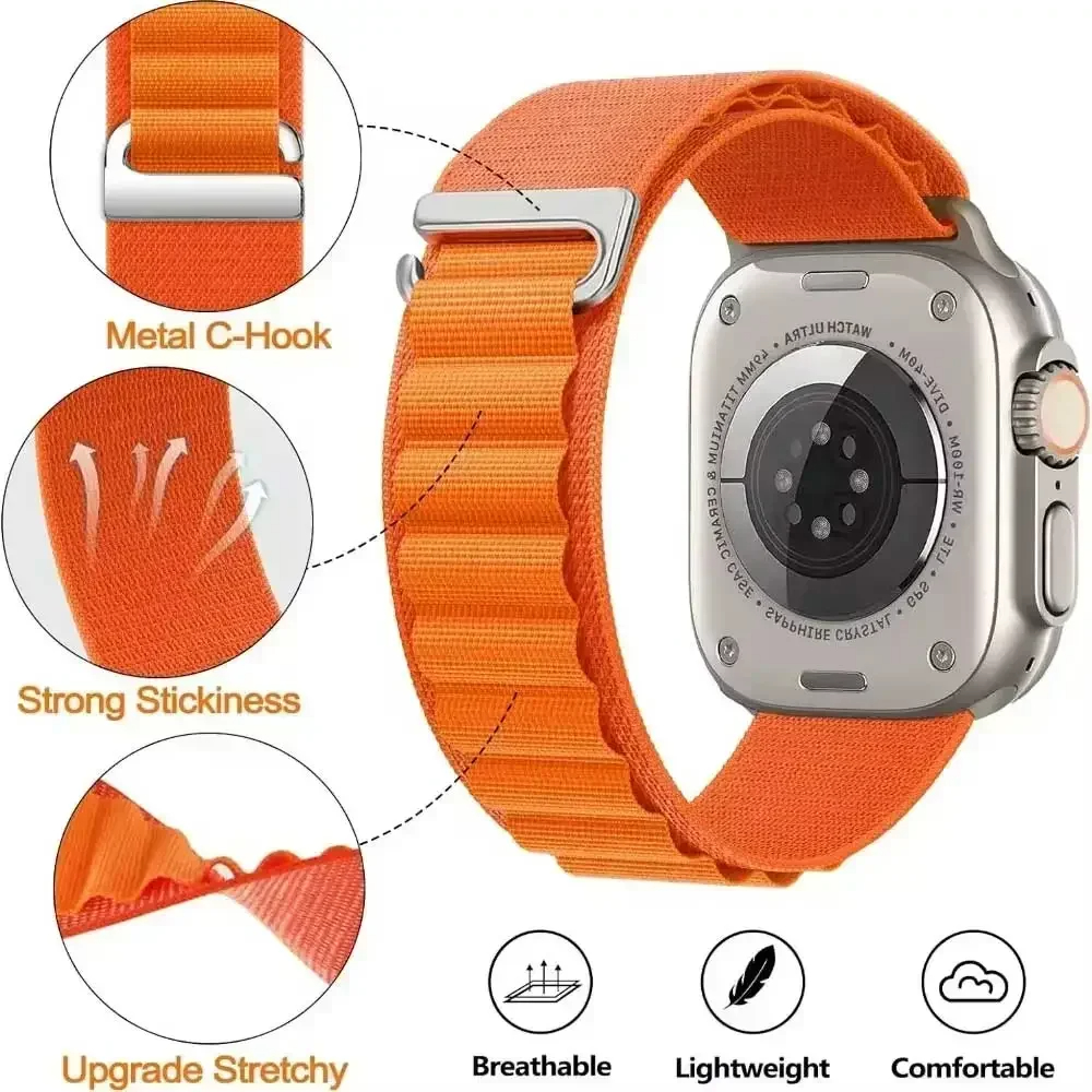 2PCS Alpine Loop For Apple Wat - Tide Watch Surf avaliação e preço