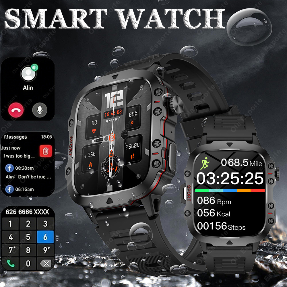 New Outdoor Military GPS Smart - Smartwatch Watches For Women With Gps avaliação e preço