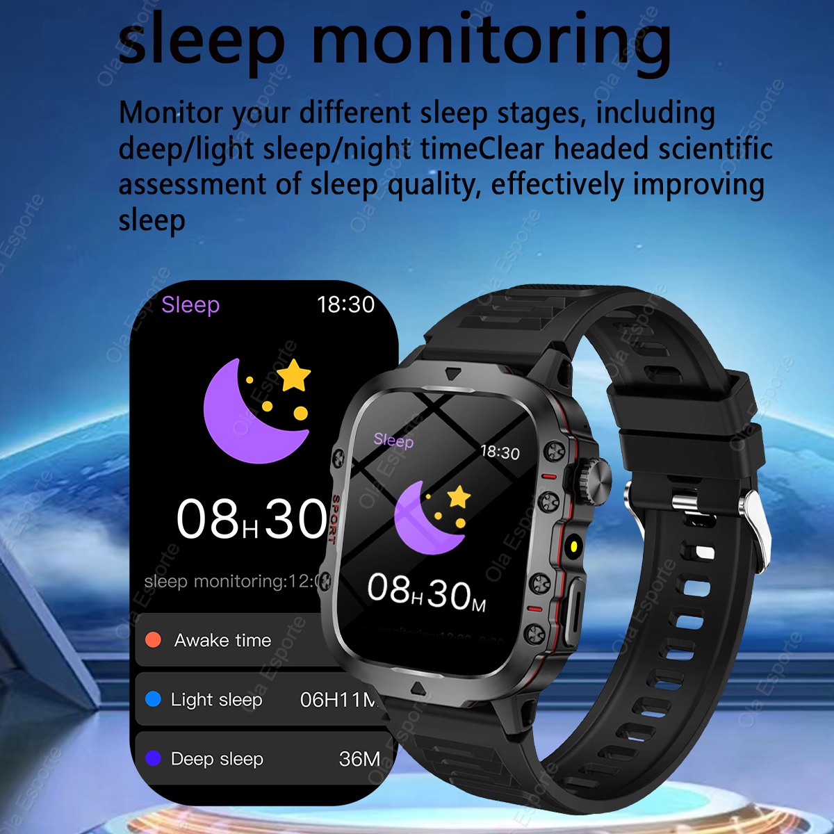 New Outdoor Military GPS Smart - Smartwatch Watches For Women With Gps avaliação e preço