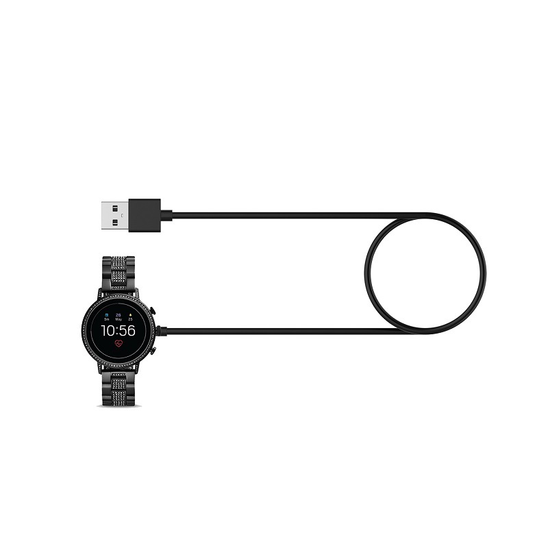 1M USB Magnetic Fast Charge Ch - Fossil Watches Smartwatch Charger avaliação e preço