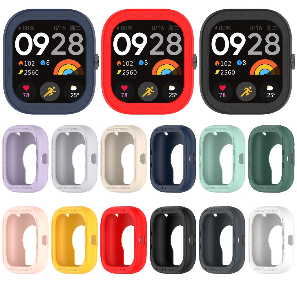 For Redmi Watch 4 case silicon - Smartwatch Redmi Watches avaliação e preço