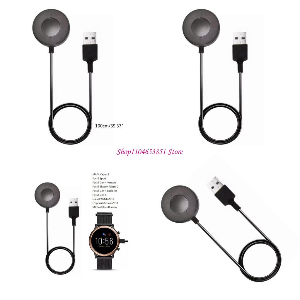 1M USB Magnetic Fast Charge Ch - Fossil Watches Smartwatch Charger avaliação e preço