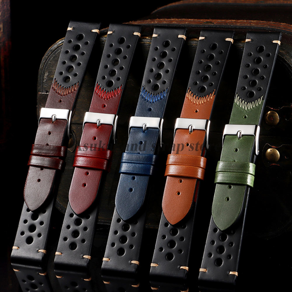 New Oil wax Leather Watch Stra - Seiko Watches Smartwatch avaliação e preço