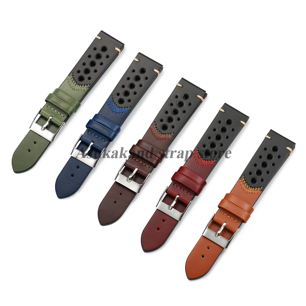 New Oil wax Leather Watch Stra - Seiko Watches Smartwatch avaliação e preço