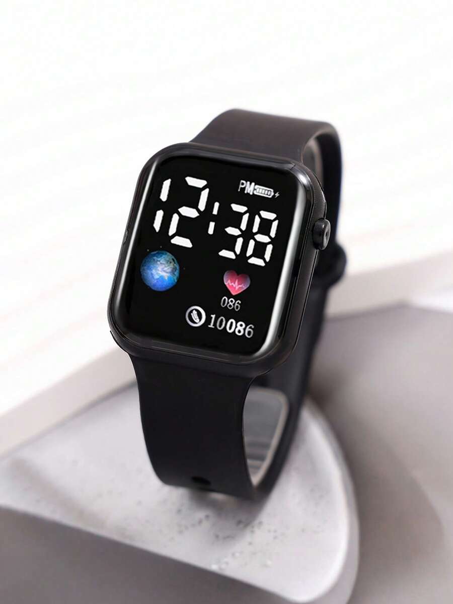 Smart LED Digital Display Watc - Smartwatch I Watches avaliação e preço