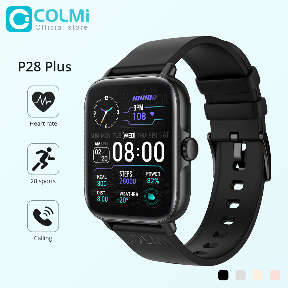 COLMI P28 Plus Bluetooth Answe - Smartwatch Professional Watches For Men avaliação e preço