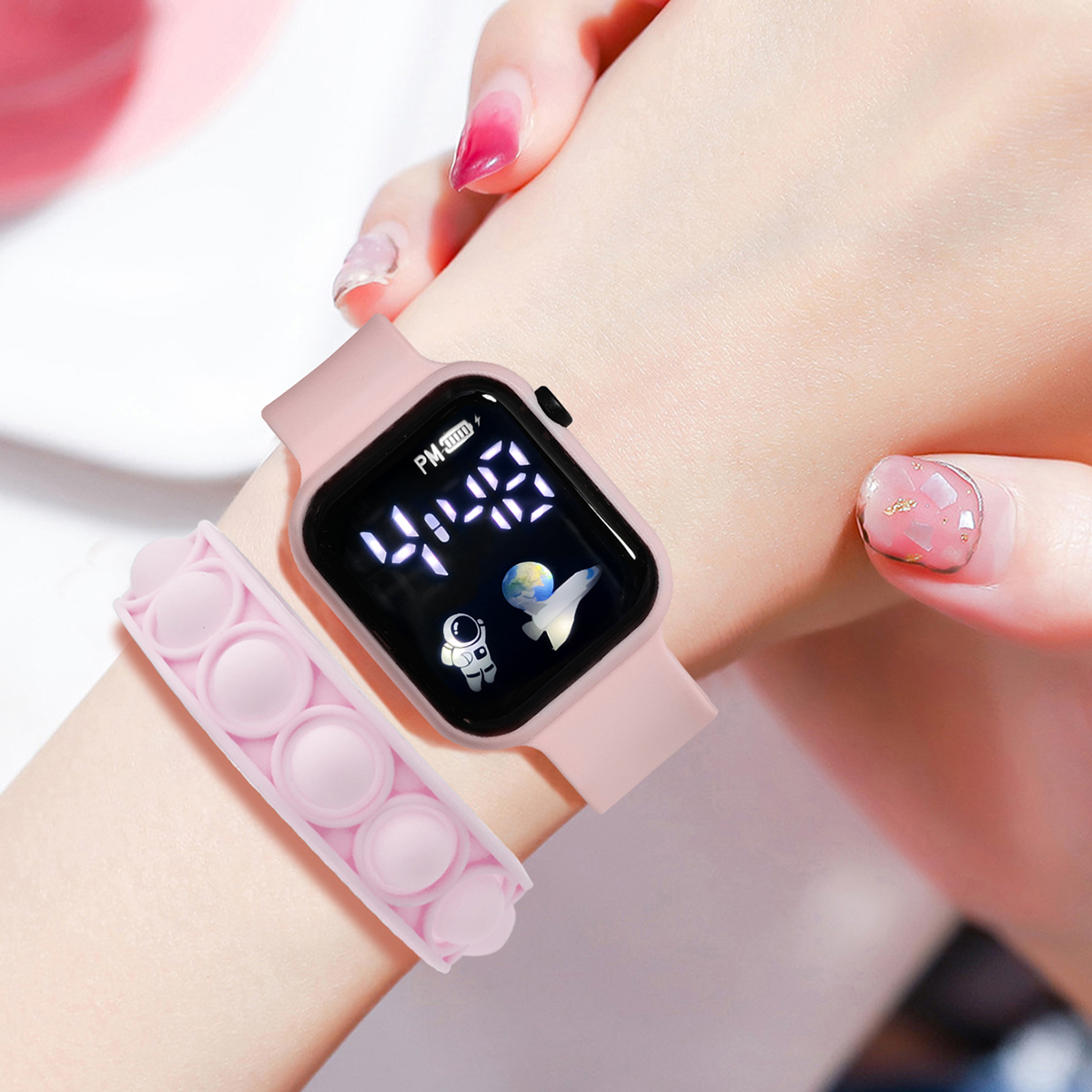 2PCS Children's Smart Watch Br - Smartwatch Watches Girls avaliação e preço