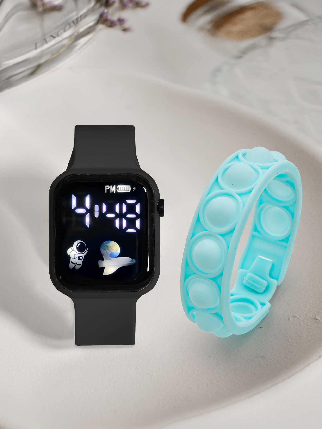 2PCS Children's Smart Watch Br - Smartwatch Watches Girls avaliação e preço
